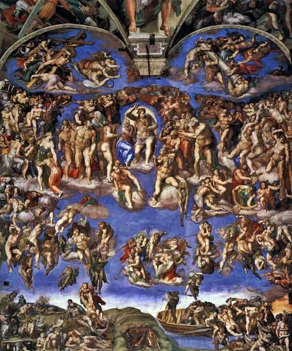 The Last Judgment, by Michelangelo 1541.