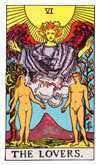 Tarot Major Arcana card: The Lovers