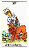 Tarot Major Arcana card: Strength