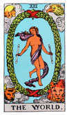 Tarot Major Arcana card: The World
