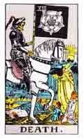 Tarot Major Arcana card: Death