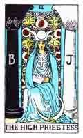 Tarot Major Arcana card: The High Priestess