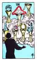 Tarot Minor Arcana card: Seven of Cups