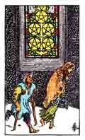 Tarot Minor Arcana card: Five of Pentacles