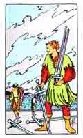 Tarot Minor Arcana card: Five of Swords