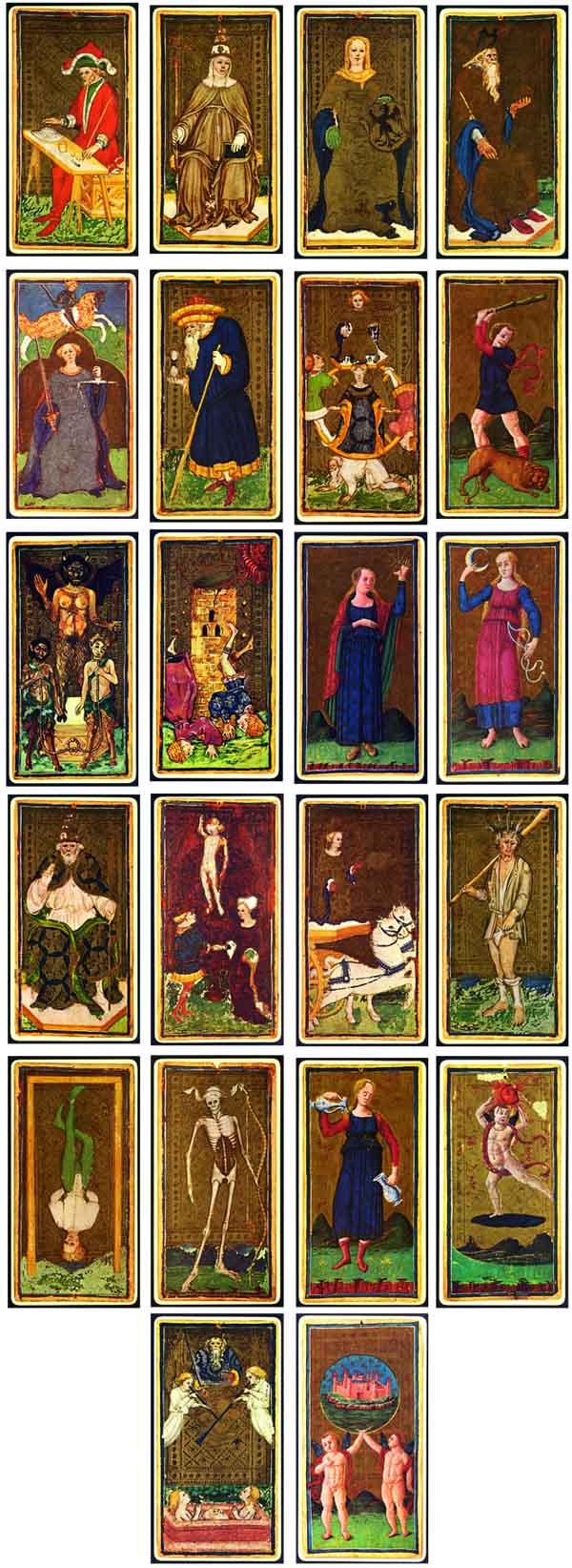 Visconti-Sforza Tarot cards.